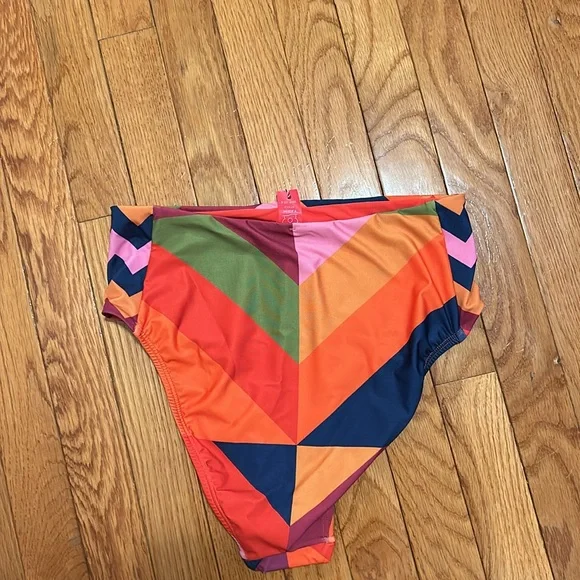NWT Farm x Anthropologie Geometric High-Waisted Bikini Bottoms - Picture 5 of 11